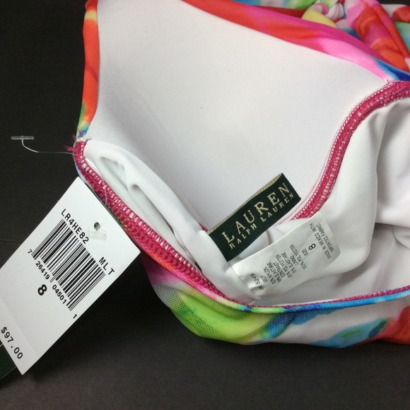Lauren Ralph Lauren Water Color Tankini Set Small - Picture 5 of 6